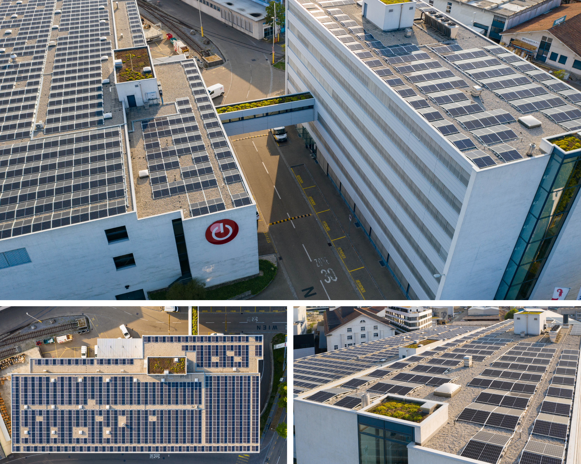 Inaugurazione del nostro impianto fotovoltaico sui tetti della ETAVIS di Basilea